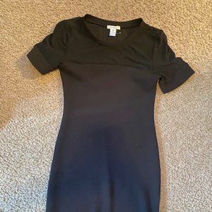Black mini dress